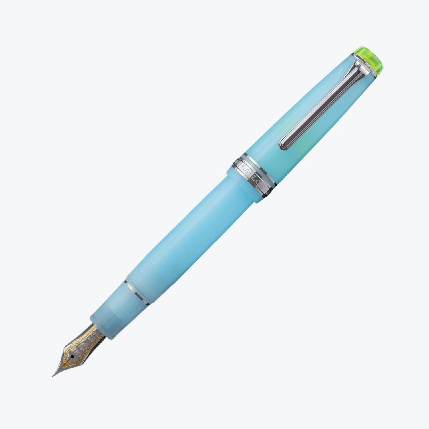 Fountain Pens Sailor - Fountain Pen - ProGear - Cocktail Series - 2016 Blue Lagoon (Limited Edition) 4 Fountain Pens Sailor - Fountain Pen - ProGear - Cocktail Series - 2016 Blue Lagoon (Limited Edition)