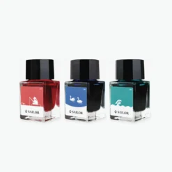 New Arrivals Sailor - Fountain Pen Ink Set - Minamo +10 - Set Of 3