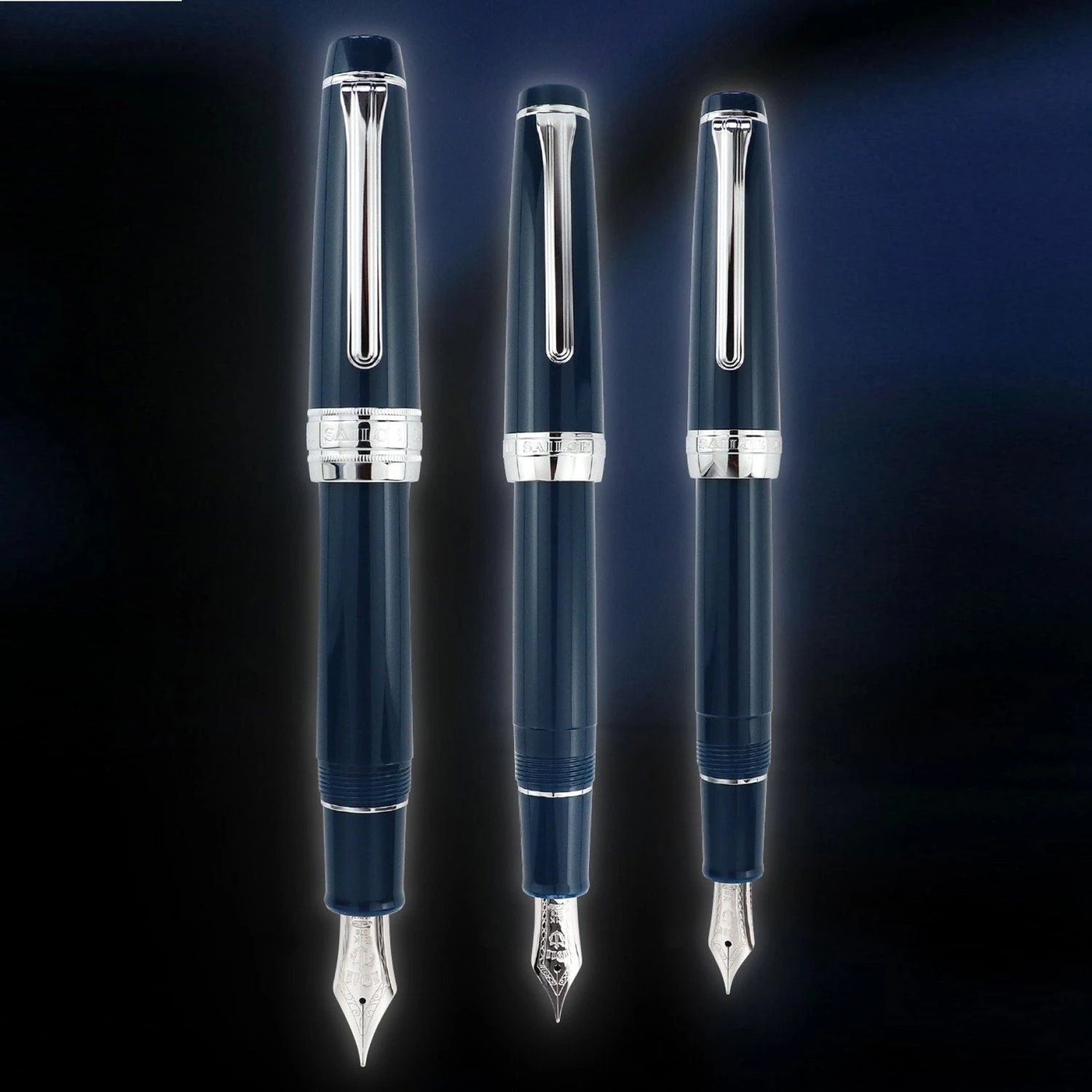 Fountain Pens Sailor - Fountain Pen - King ProGear - Midnight Sky Pillow Book (Limited Edition) 5 Fountain Pens Sailor - Fountain Pen - King ProGear - Midnight Sky Pillow Book (Limited Edition)