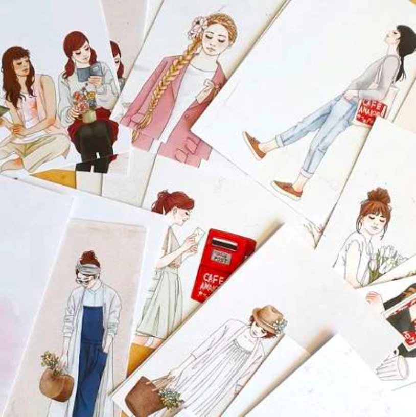 Card Sets Windry R. - Note Paper Set - Spring Letters 3 Card Sets Windry R. - Note Paper Set - Spring Letters