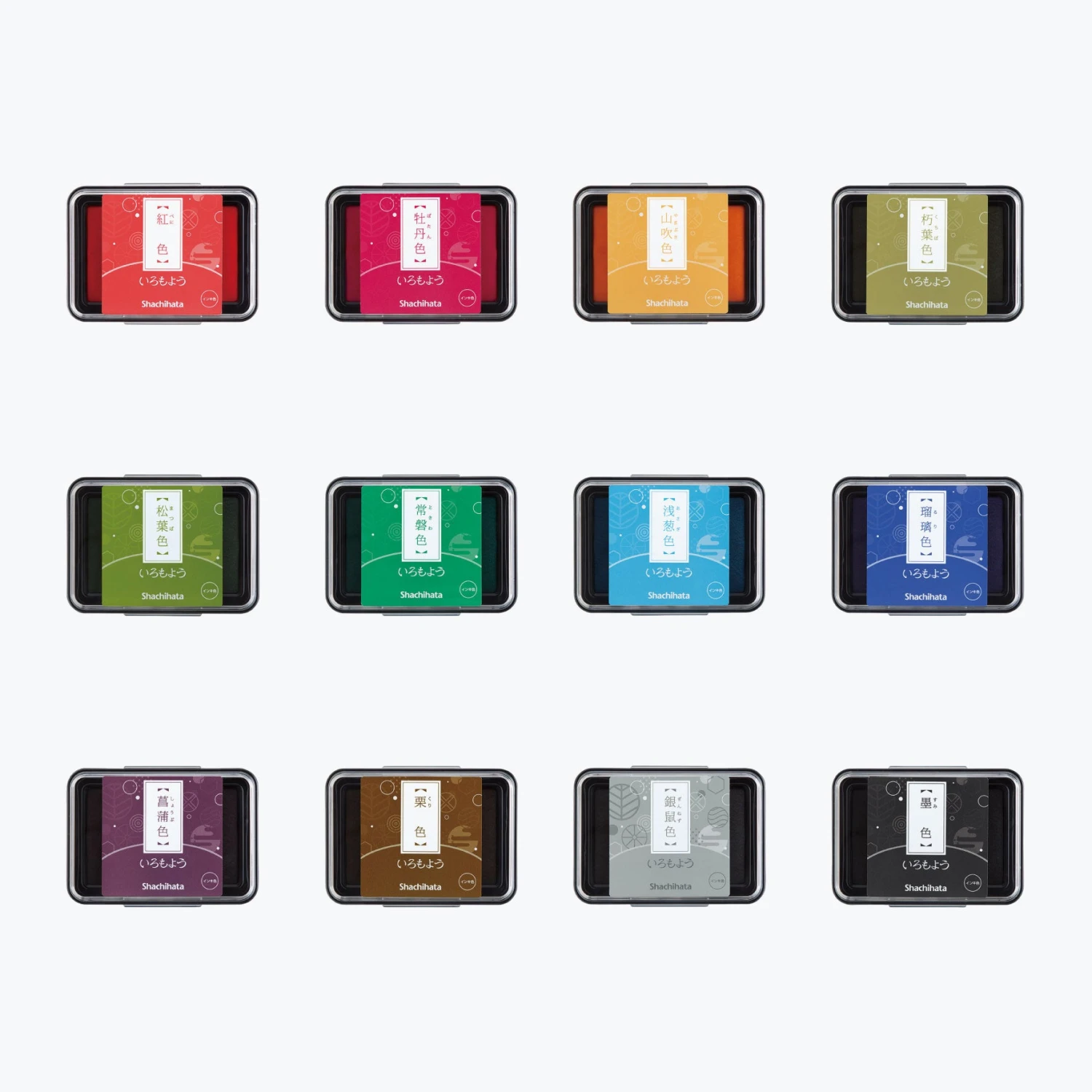 New Arrivals Shachihata - Stamp Pad - Oil-Based Ink - Iromoyo - Set 1 3 New Arrivals Shachihata - Stamp Pad - Oil-Based Ink - Iromoyo - Set 1