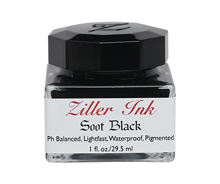 Ziller’s - Calligraphy Ink - Soot Black Calligraphy Inks 3 Ziller’s - Calligraphy Ink - Soot Black Calligraphy Inks