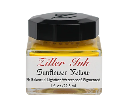 Ziller’s - Calligraphy Ink - Sunflower Yellow Calligraphy Inks 3 Ziller’s - Calligraphy Ink - Sunflower Yellow Calligraphy Inks