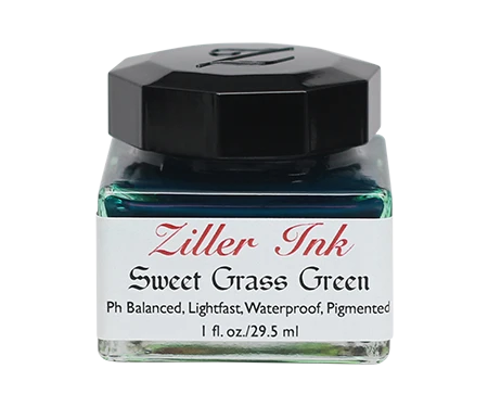 Ziller’s - Calligraphy Ink - Sweet Grass Green Calligraphy Inks 3 Ziller’s - Calligraphy Ink - Sweet Grass Green Calligraphy Inks