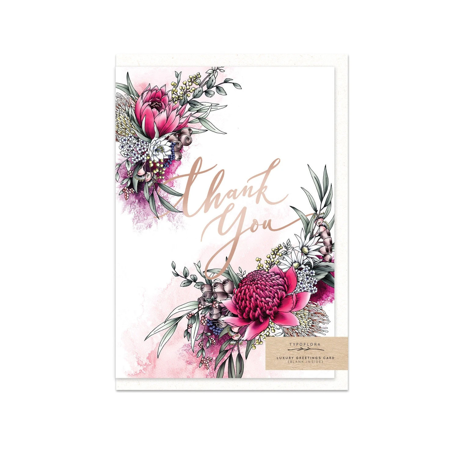 Typoflora - Card - Natives Thank You Cards 3 Typoflora - Card - Natives Thank You Cards