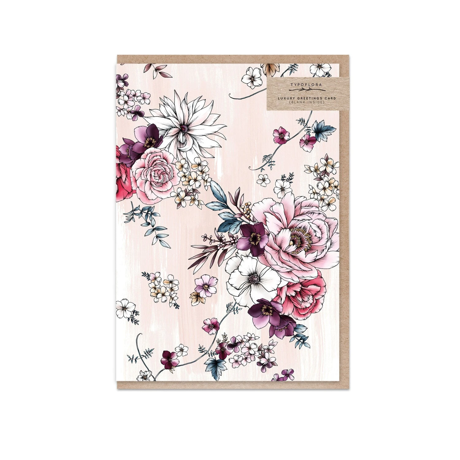 Typoflora - Card - Blush Floral Cards 3 Typoflora - Card - Blush Floral Cards
