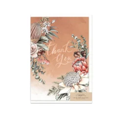 Typoflora - Card - Banksia Thank You Cards