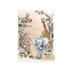 Cards Typoflora - Card - Animals Congrats