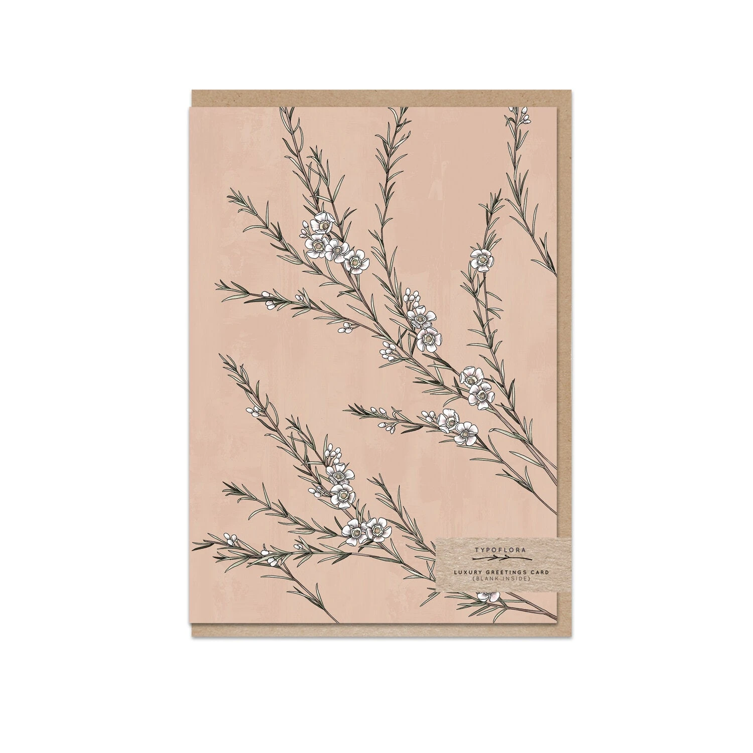 Typoflora - Card - Wax Flowers 3 Typoflora - Card - Wax Flowers