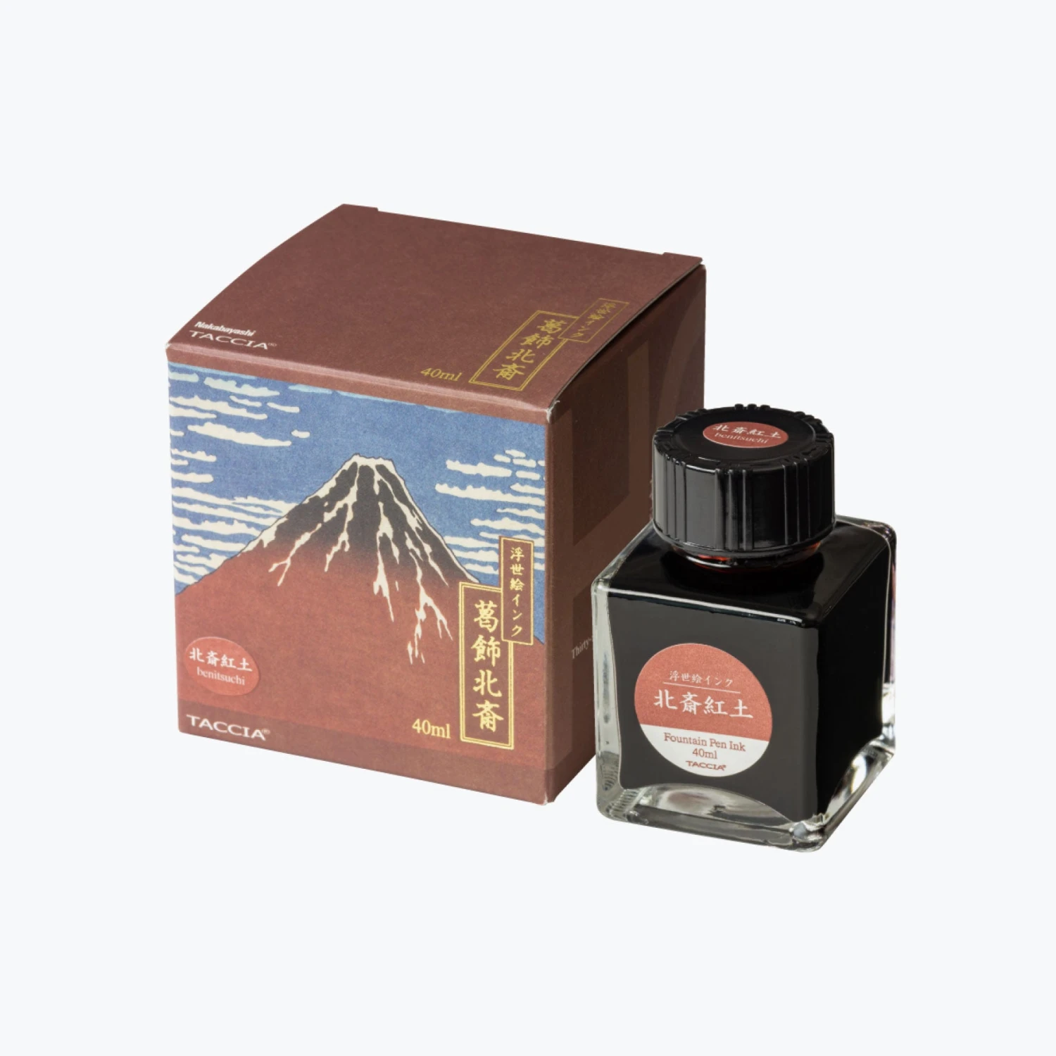 Taccia - Fountain Pen Ink - Ukiyo-e I - Hokusai-Benitsuchi Fountain Pen Inks 3 Taccia - Fountain Pen Ink - Ukiyo-e I - Hokusai-Benitsuchi Fountain Pen Inks