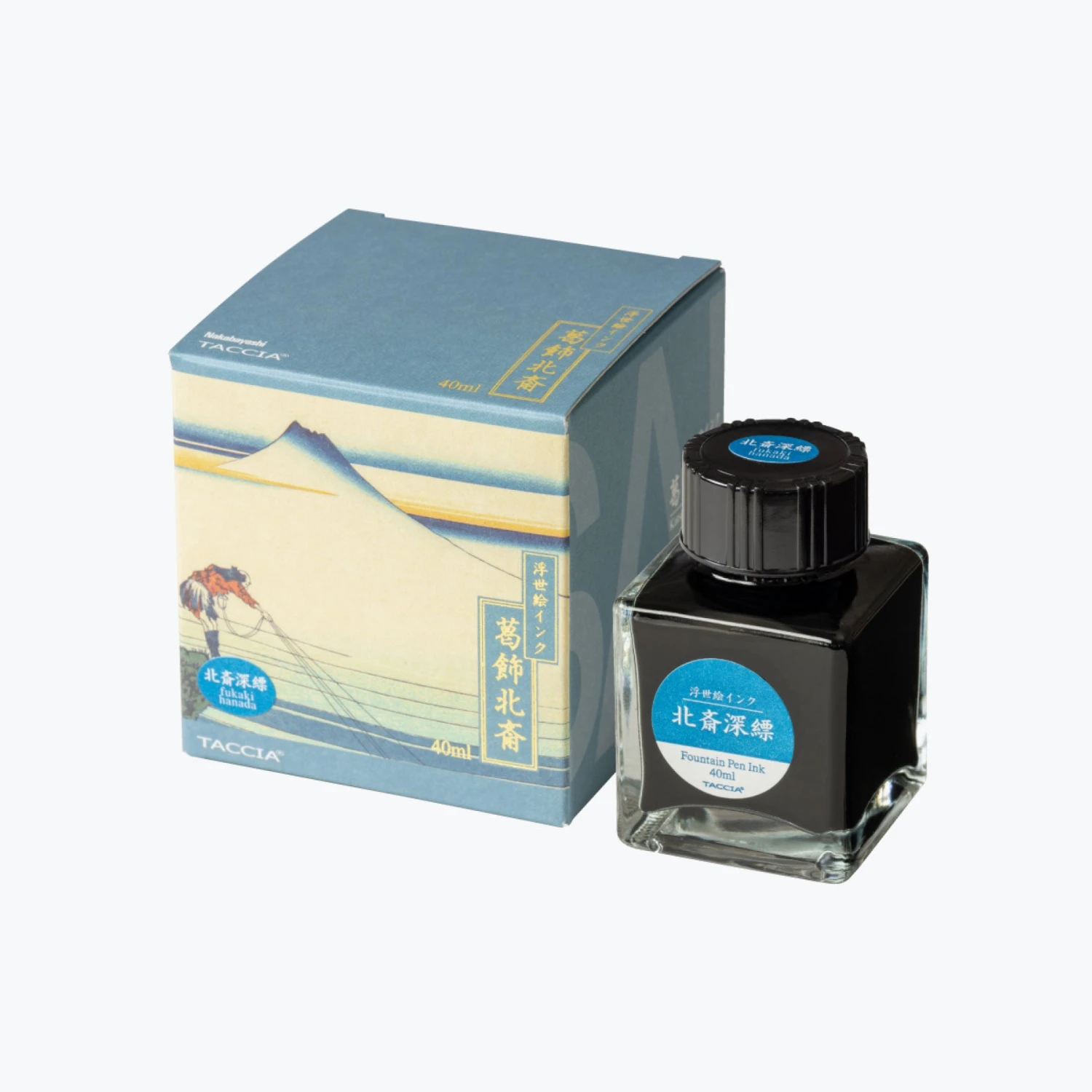 Taccia - Fountain Pen Ink - Ukiyo-e I - Hokusai-Fukakihanada 3 Taccia - Fountain Pen Ink - Ukiyo-e I - Hokusai-Fukakihanada