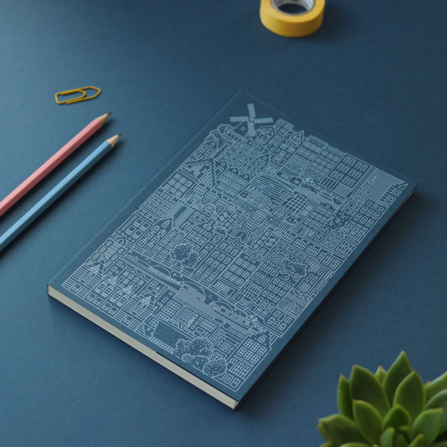 The City Works - Notebook - Amsterdam - A5 - Blue 3 The City Works - Notebook - Amsterdam - A5 - Blue