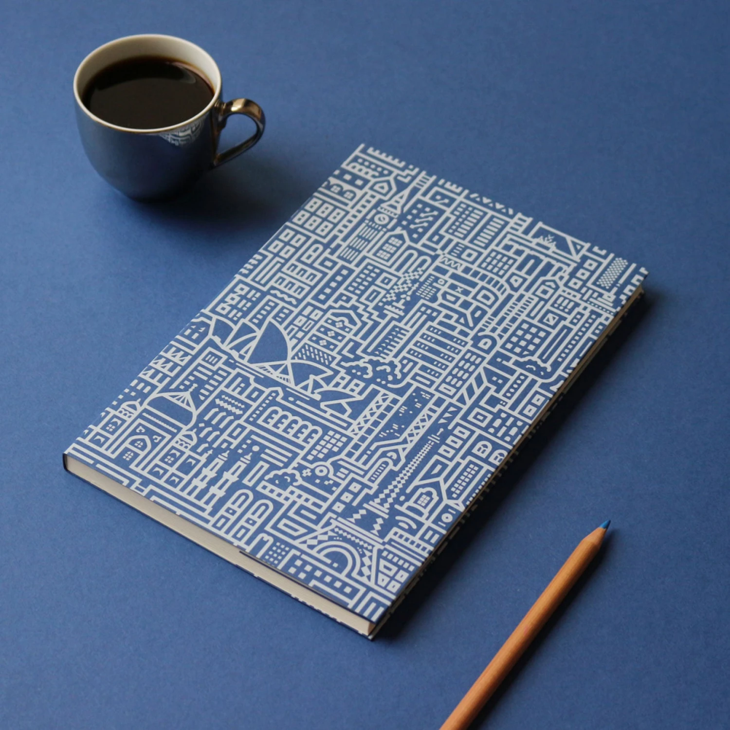 The City Works - Notebook - Hello World - A5 - Blue 4 The City Works - Notebook - Hello World - A5 - Blue