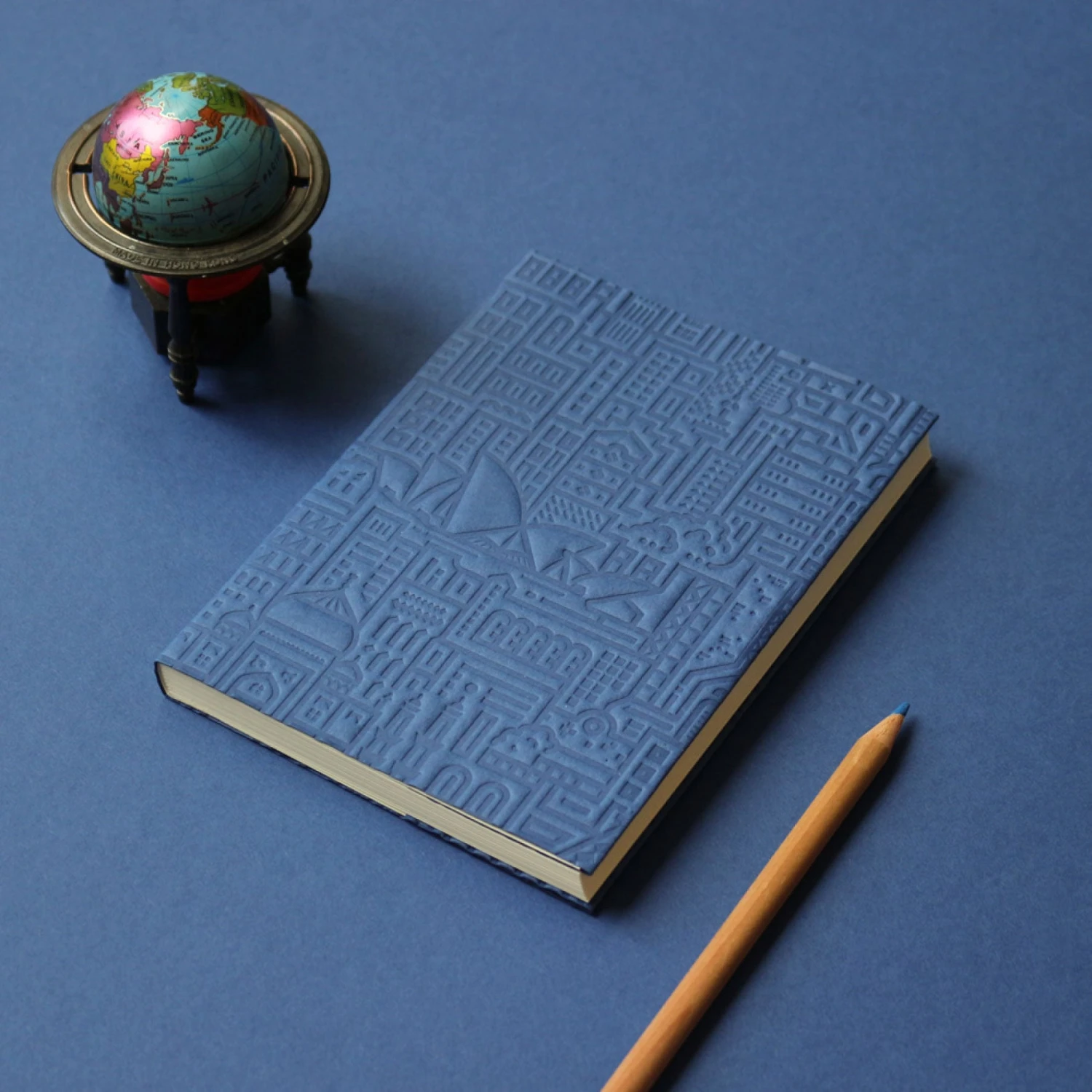 The City Works - Notebook - Hello World - A6 - Blue 4 The City Works - Notebook - Hello World - A6 - Blue