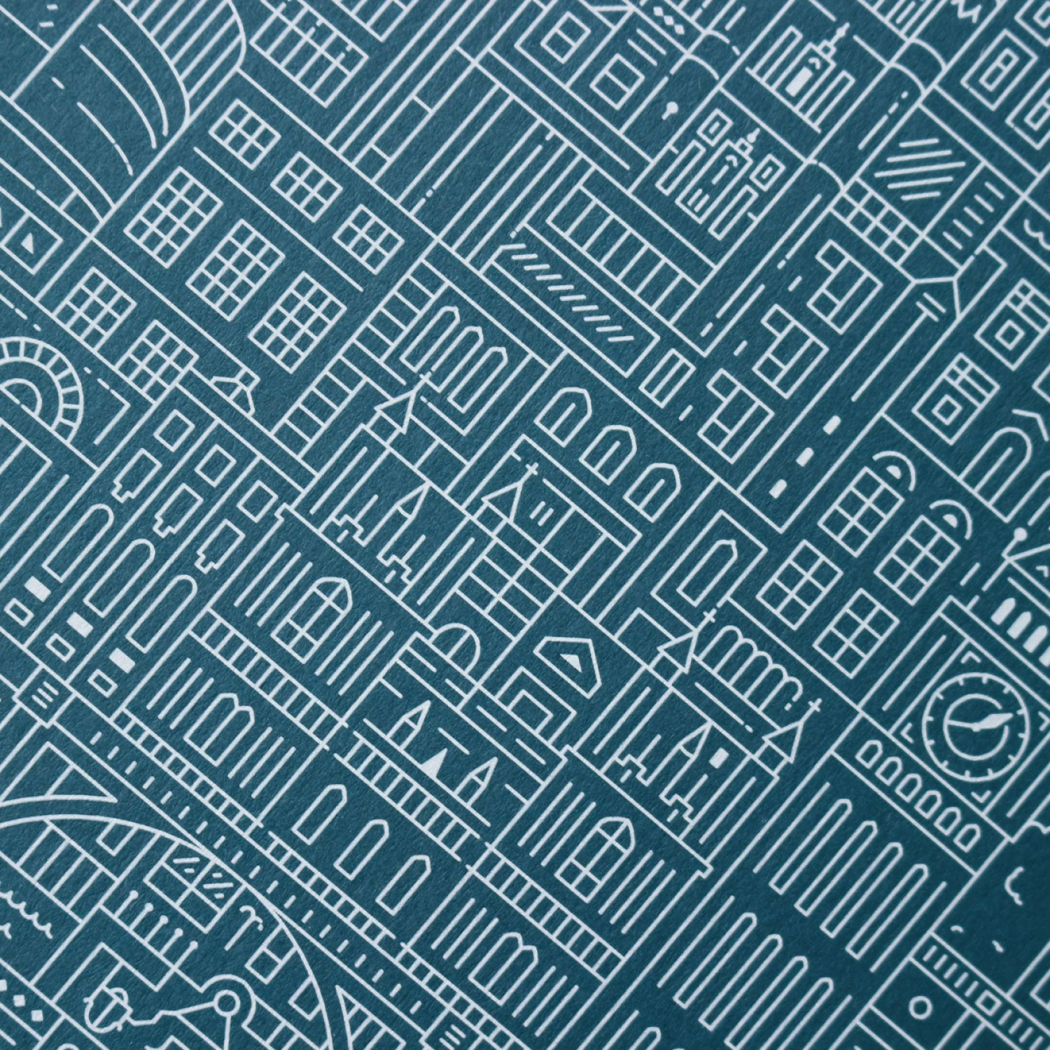 Notebooks The City Works - Notebook - London - A5 - Blue 5 Notebooks The City Works - Notebook - London - A5 - Blue