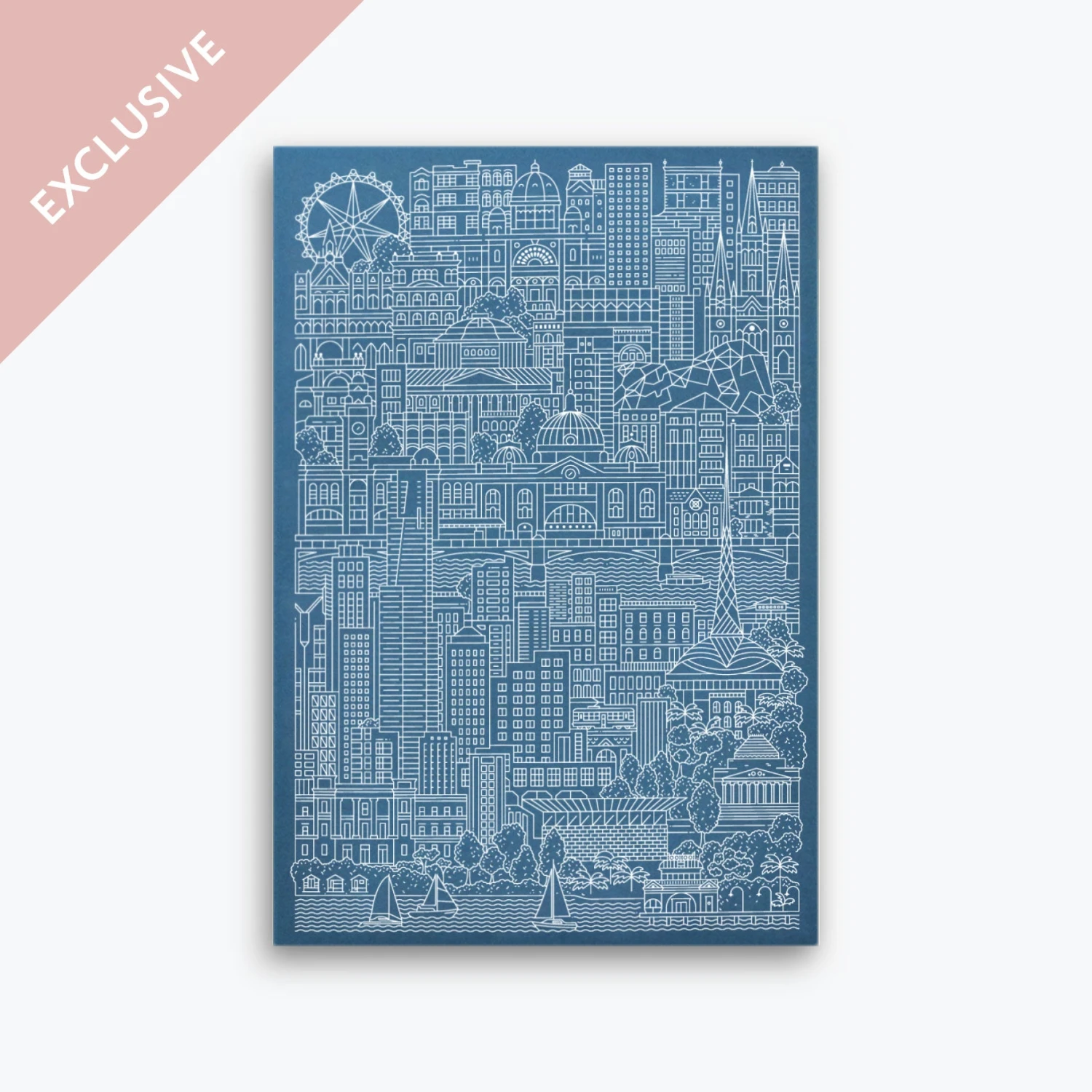 The City Works - Notebook - Melbourne - A5 - Blue New Arrivals 3 The City Works - Notebook - Melbourne - A5 - Blue New Arrivals