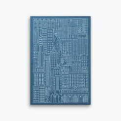 The City Works - Notebook - New York - A5 - Blue Notebooks