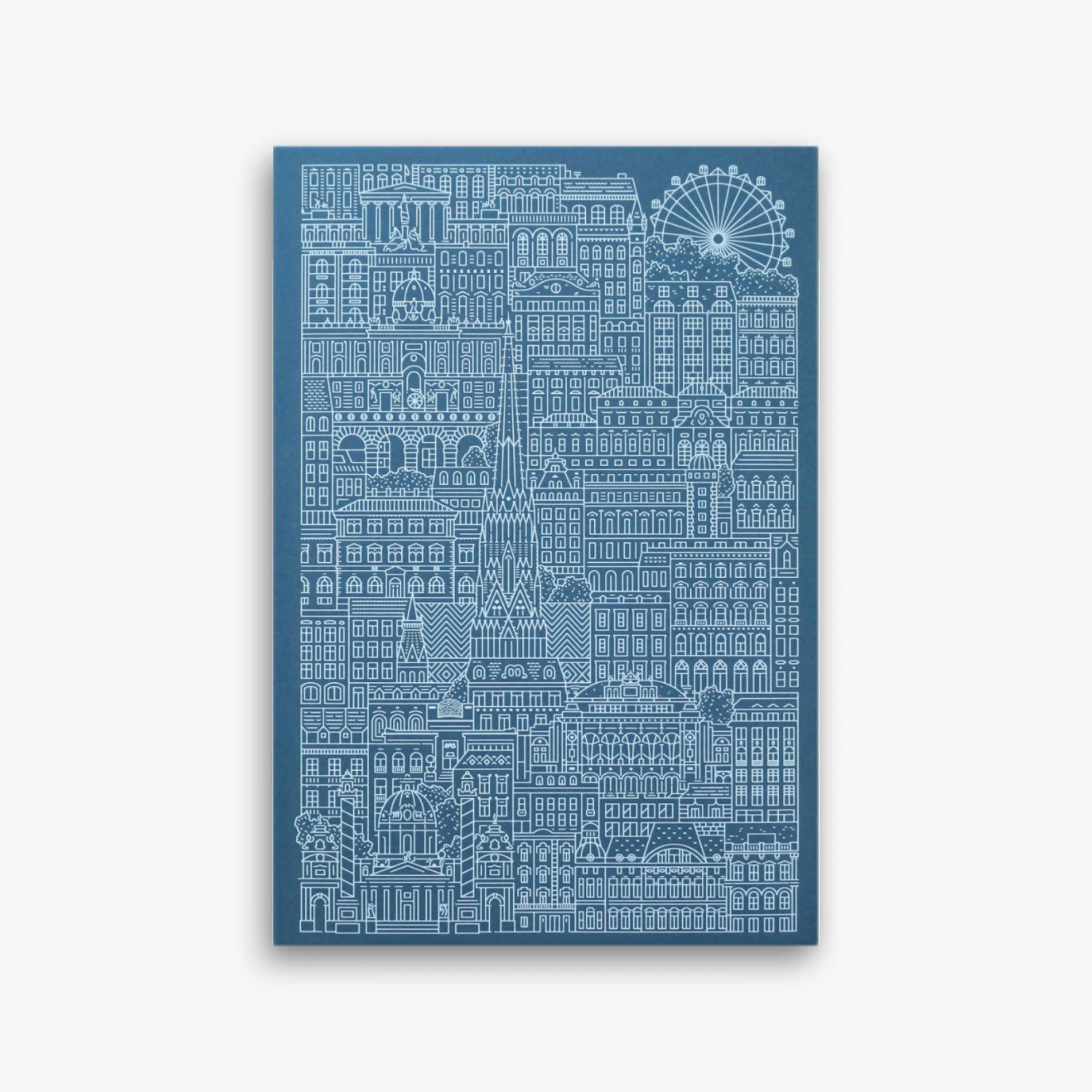 The City Works - Notebook - Vienna - A5 - Blue 3 The City Works - Notebook - Vienna - A5 - Blue