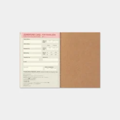 Traveler's Notebook Traveler's Company - 2022 Diary - Insert - Passport - Monthly
