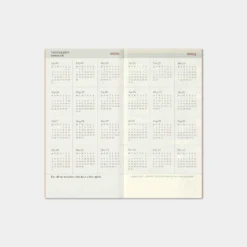 Traveler's Company - 2022 Diary - Insert - Regular - Monthly Traveler's Notebook