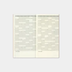 Traveler's Company - 2022 Diary - Insert - Regular - Monthly Traveler's Notebook
