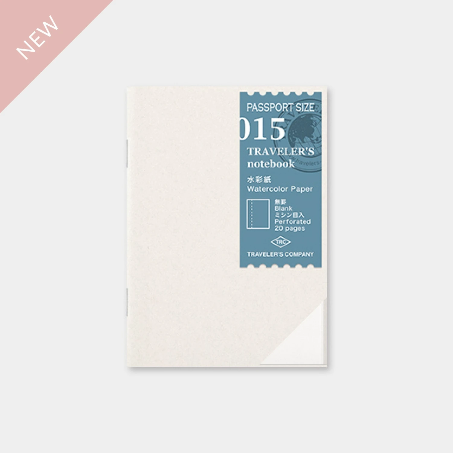 Notebooks Traveler's Company - Inserts - Passport - 015 Watercolour Paper 3 Notebooks Traveler's Company - Inserts - Passport - 015 Watercolour Paper