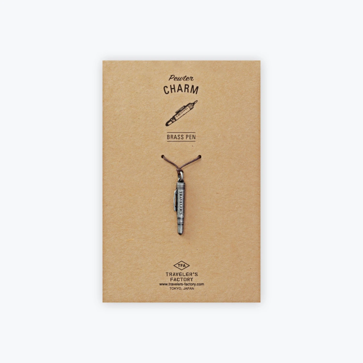 Traveler's Company Traveler's Notebook Traveler's Factory - Charm - Brass Pen 3 Traveler's Company Traveler's Notebook Traveler's Factory - Charm - Brass Pen