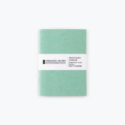 Traveler's Company Traveler's Factory - Insert - Passport - Kraft Turquoise Notebooks