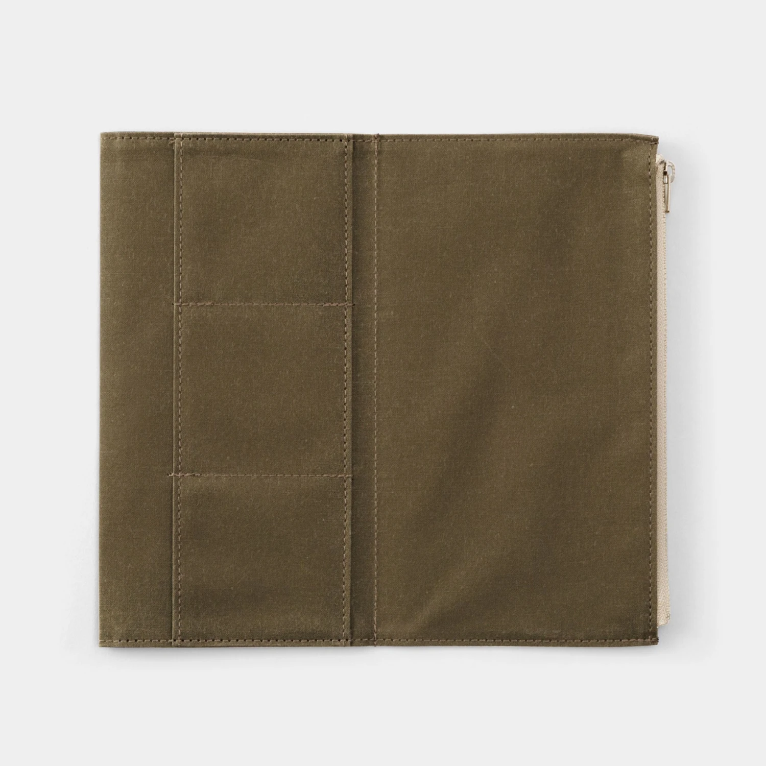 Traveler's Company Traveler's Factory - Zipper Case - Regular - Olive Notebooks 4 Traveler's Company Traveler's Factory - Zipper Case - Regular - Olive Notebooks