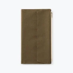 Traveler's Company Traveler's Factory - Zipper Case - Regular - Olive Notebooks
