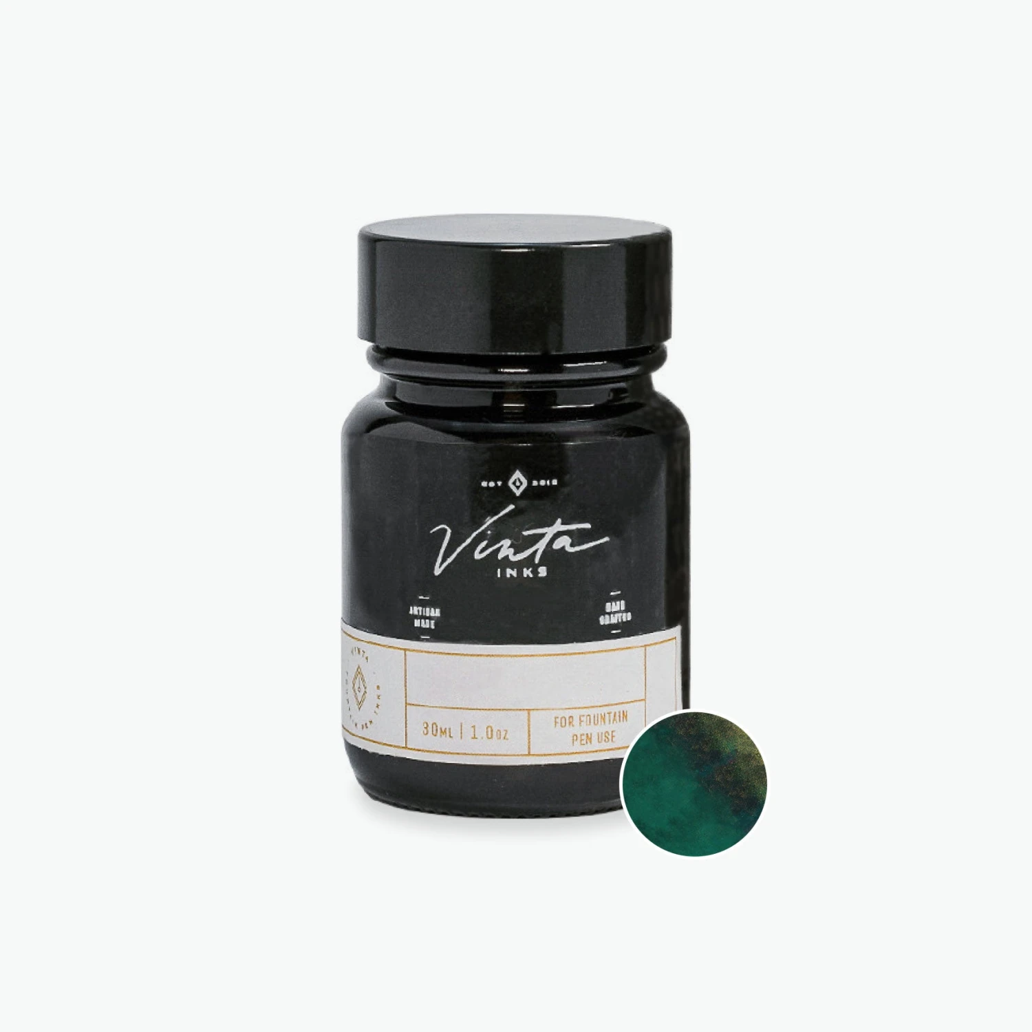Fountain Pen Inks Vinta - Fountain Pen Ink - Seasonal - Jewel Green (Parol 1908) 3 Fountain Pen Inks Vinta - Fountain Pen Ink - Seasonal - Jewel Green (Parol 1908)