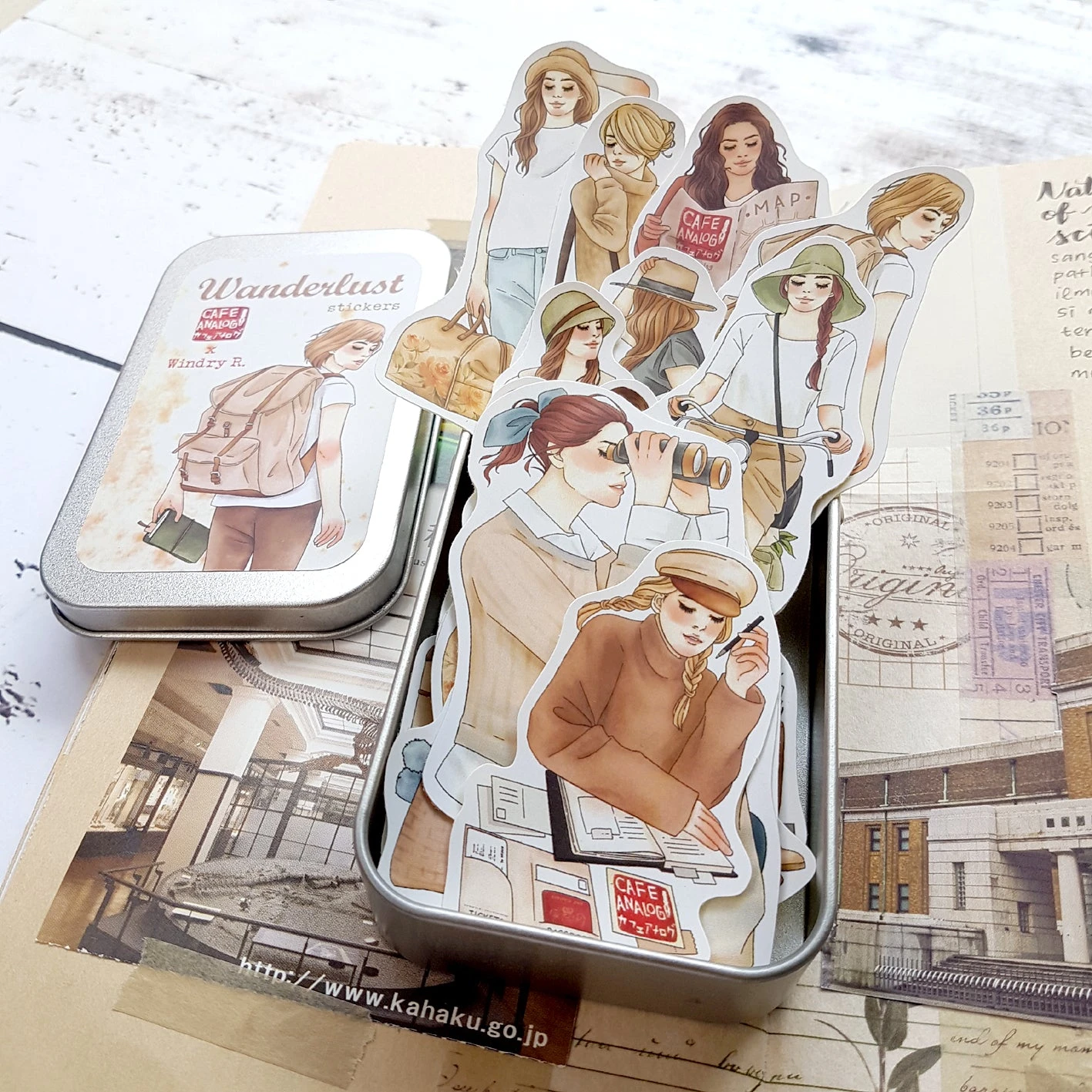 Windry R. - Planner Sticker - Wanderlust (Tin) 6 Windry R. - Planner Sticker - Wanderlust (Tin)