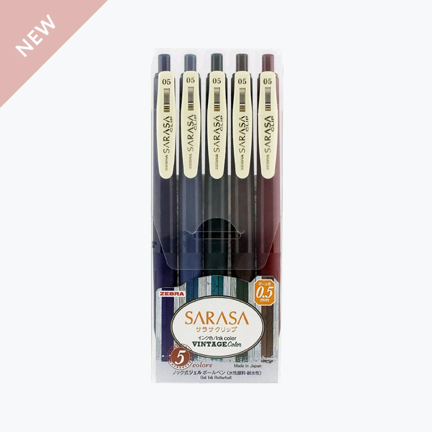 Zebra - Gel Pen - Sarasa Clip - 0.5mm - Vintage 1 3 Zebra - Gel Pen - Sarasa Clip - 0.5mm - Vintage 1