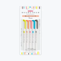 Zebra - Highlighter - Mildliner Double Sided - Friendly Mild Set Journaling Pens
