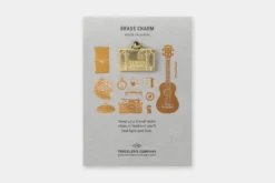 Traveler's Company - Brass Charm Traveler's Notebook
