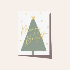 ELM Paper - Card - Birthday - Merry And Bright Tree Cards