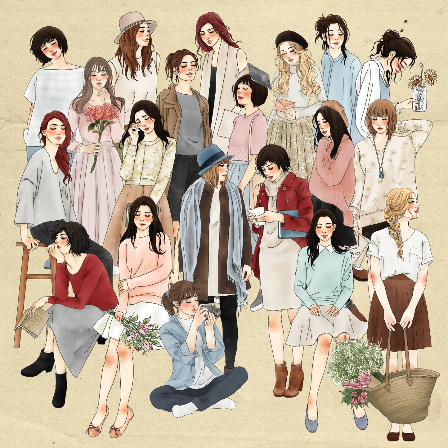 Windry R. - Planner Sticker - Love Story (Tin) 3 Windry R. - Planner Sticker - Love Story (Tin)