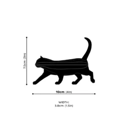 Lovi - Ornament - Cat - 12cm - Black Animal Lovers