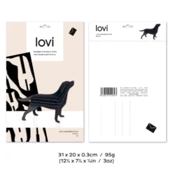 Lovi - Ornament - Labrador - 15cm - Black