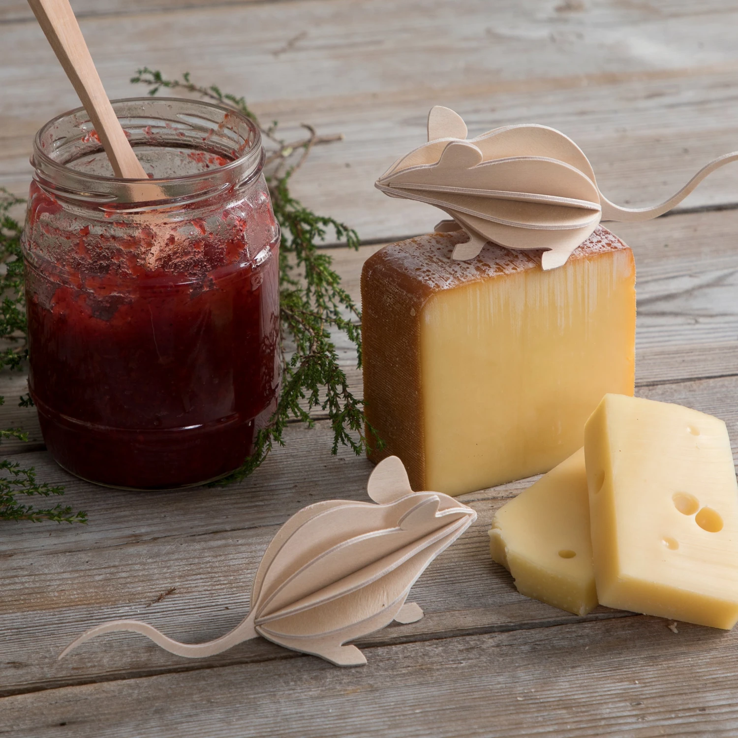 Lovi - Ornament - Mouse - 15cm - Light Blue 4 Lovi - Ornament - Mouse - 15cm - Light Blue