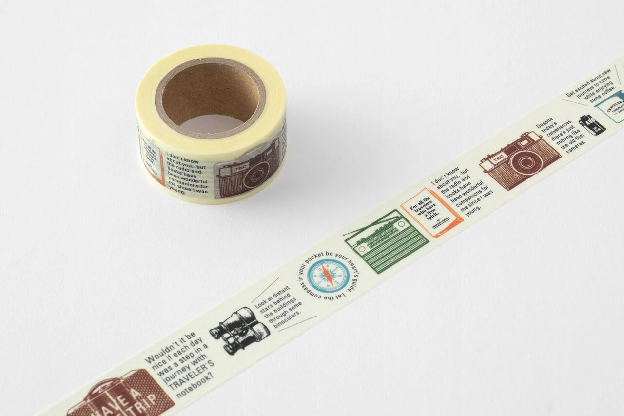 Traveler's Company - Masking Tape Traveler's Notebook 3 Traveler's Company - Masking Tape Traveler's Notebook