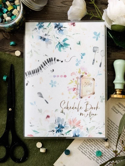 Meow Illustration - Weekly Planner - Blue Diary 3 Meow Illustration - Weekly Planner - Blue Diary