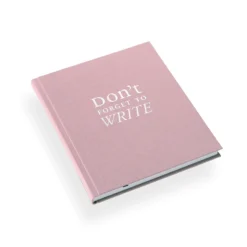 Notebooks Bookbinders Design - Cloth Notebook - Quote - Don't Forget - Dusty Pink