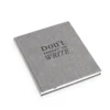 Notebooks Bookbinders Design - Cloth Notebook - Quote - Don't Forget - Light Grey