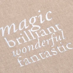 Bookbinders Design - Cloth Notebook - Quote - Magic Brilliant - Sandbrown