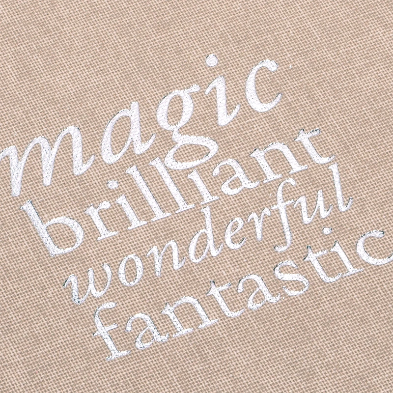 Bookbinders Design - Cloth Notebook - Quote - Magic Brilliant - Sandbrown 4 Bookbinders Design - Cloth Notebook - Quote - Magic Brilliant - Sandbrown