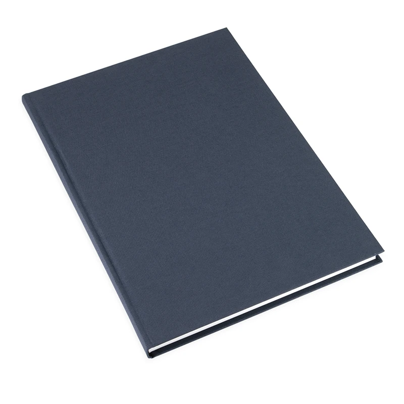 Bookbinders Design - Cloth Notebook - A4 - Smoke Blue 3 Bookbinders Design - Cloth Notebook - A4 - Smoke Blue