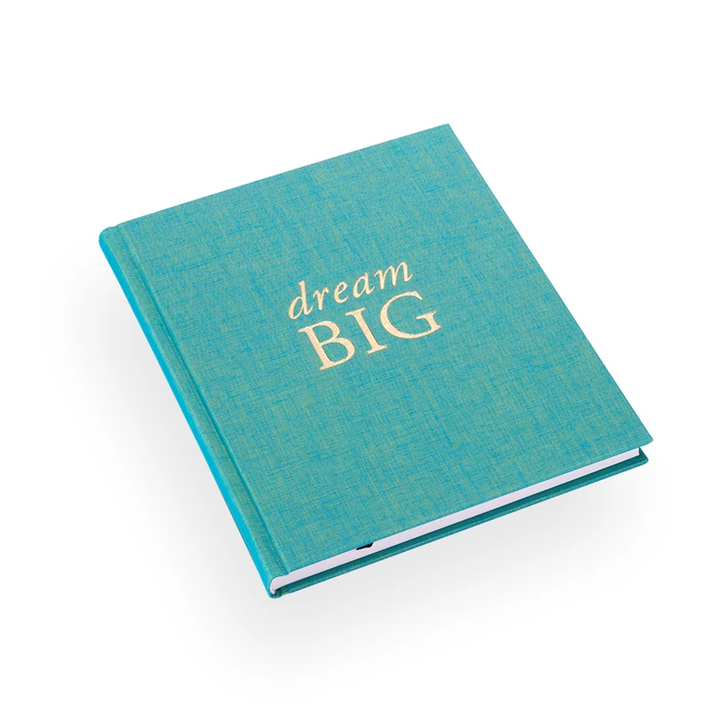 Bookbinders Design - Cloth Notebook - Quote - Dream Big - Turquoise Notebooks 3 Bookbinders Design - Cloth Notebook - Quote - Dream Big - Turquoise Notebooks
