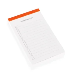 Bookbinders Design - Planner - Shopping List - Orange Desk Pads & To-Dos