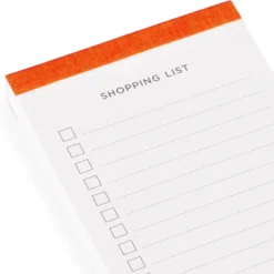 Bookbinders Design - Planner - Shopping List - Orange Desk Pads & To-Dos